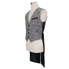 Load image into Gallery viewer, WT06901 gothic men's vest with tail