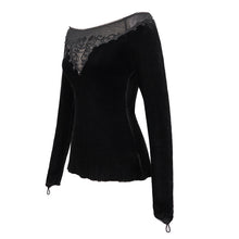 Load image into Gallery viewer, TT160 flat shoulder basic style Gothic T-shirt