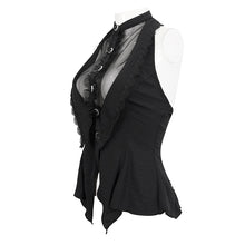 Load image into Gallery viewer, SHT09701 Gothic daily life Sleeveless women Blouse