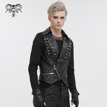 Load image into Gallery viewer, WT073 Biker Metal Punk Vest
