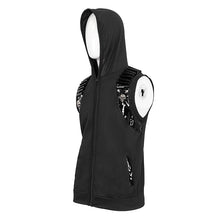 Load image into Gallery viewer, TT211 punk men bullet clip textured cardigan