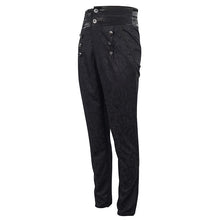 Load image into Gallery viewer, PT188 Fake belt high waist jacquard men's pants