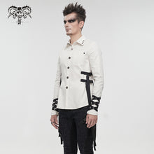Load image into Gallery viewer, SHT08402 white Everyday Punk Long Sleeve Shirt