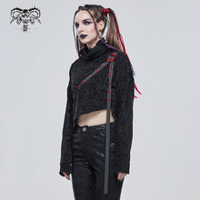 Load image into Gallery viewer, SR006 Punk daily life Turtleneck Women Sweater