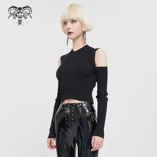 Load image into Gallery viewer, SR012 Strapless hooded woolen knitted sweater