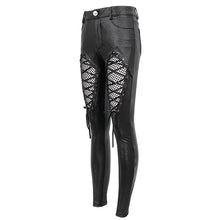 Load image into Gallery viewer, PT200 Punk diamond-shaped Thigh laced up Ladies Pants