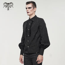 Load image into Gallery viewer, SHT08201 Black Everyday Gothic Long Sleeve Shirt