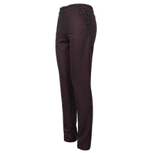 Load image into Gallery viewer, PT13902 wine Gothic wedding men trousers
