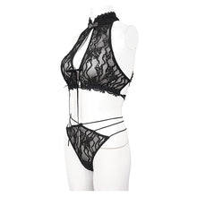 Load image into Gallery viewer, SX001 Mysterious night wild women transparent lace sexy lingerie set