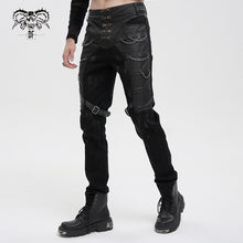 Load image into Gallery viewer, PT198 Men punk techwear trousers
