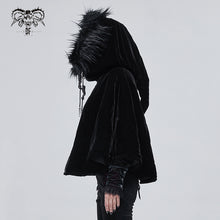 Load image into Gallery viewer, CA02901 Quilted black velvet shawl