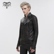 Load image into Gallery viewer, TT228 Stand collar rubberized men's T-shirt