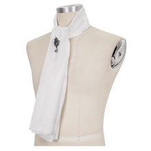 Load image into Gallery viewer, AS11102 white Gothic dress tie