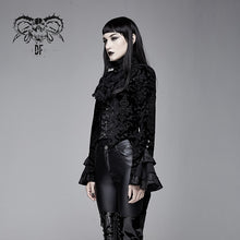 Load image into Gallery viewer, CT13301 gothic Lotus leaf corsage false two-piece women Gothic swallow-tailed coats