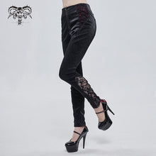 Load image into Gallery viewer, PT151 Everyday Gothic Pattern Leather Pants