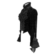 Load image into Gallery viewer, CT13301 gothic Lotus leaf corsage false two-piece women Gothic swallow-tailed coats
