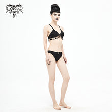 Load image into Gallery viewer, SST014 Tassel Gothic Swimsuit Set