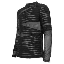 Load image into Gallery viewer, TT174 Men bandage effect knitted T-shirt