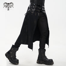 Load image into Gallery viewer, SKT148 Punk patent leather spliced men's kilt