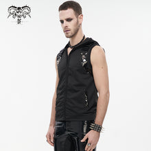 Load image into Gallery viewer, TT211 punk men bullet clip textured cardigan