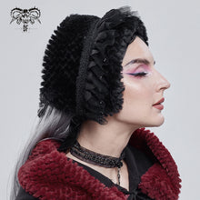 Load image into Gallery viewer, AS10701 Dark grained plush neckerchief (headband)