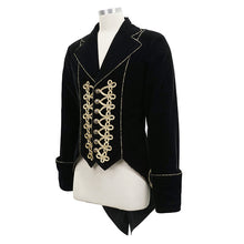 Load image into Gallery viewer, CT099 Devil fashion brand golden disc flowers hand-embroidered gothic men jacket