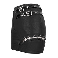 Load image into Gallery viewer, SKT114 Military uniform punk package hip skirt