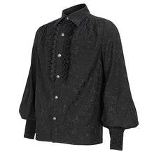 Load image into Gallery viewer, SHT08201 Black Everyday Gothic Long Sleeve Shirt