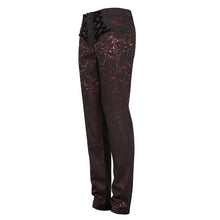 Load image into Gallery viewer, PT15902 Wine Girdle effect Gothic men trousers