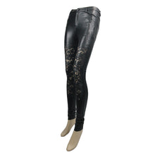 Load image into Gallery viewer, PT065 Gothic daily life sexy women leather leggings