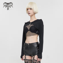 Load image into Gallery viewer, TT215 transparent chest women hoodie