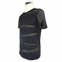 Load image into Gallery viewer, TT060 everyday summer men partition diamond mesh T-shirt
