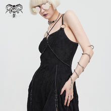 Load image into Gallery viewer, AS137 sliver metal arbitrary shape snake (can be used as a choker or bracelet)
