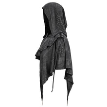 Load image into Gallery viewer, CA021 dark thin hooded  small shawl