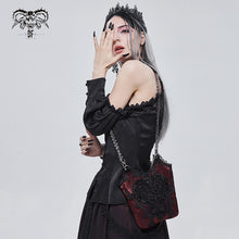 Load image into Gallery viewer, AS09502 red Gothic chain shoulder bag