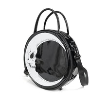 Load image into Gallery viewer, AS130 3D Moon printing leather round shoulder bag and handbag