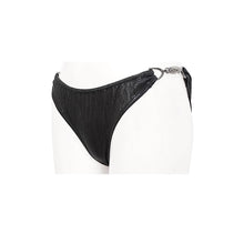 Load image into Gallery viewer, SST007 Fine vertical lines and shimmer swimming shorts