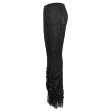 Load image into Gallery viewer, EPT006 Lace beaded pleated gothic leggings