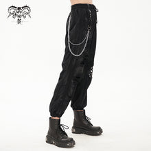 Load image into Gallery viewer, PT174 Distressed burnt out hand-painted women trousers