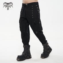 Load image into Gallery viewer, PT183 Three-dimensional chain metal darkness men's overalls