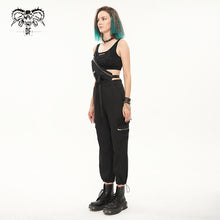 Load image into Gallery viewer, PT182 Diablo daily half suspenders women cargo pants