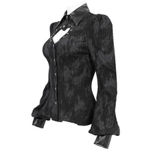 Load image into Gallery viewer, SHT100 Heart cutout chest punk shirt