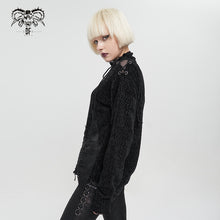 Load image into Gallery viewer, SR013 decadent distressed women's sweater