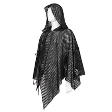Load image into Gallery viewer, CA033 punk mesh asymmetric shawl