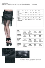 Load image into Gallery viewer, SKT022 fringed lace jacquard sexy ladies summer pleated short skirts