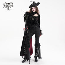 Load image into Gallery viewer, PT257 Knee-length ruffled gothic trousers
