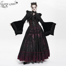 Load image into Gallery viewer, ECT024 Gothic snakeskin short shawl coat
