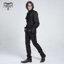 Load image into Gallery viewer, PT010 formal party jacquard men high waist floral Gothic trousers
