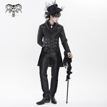 Load image into Gallery viewer, CT281 Gothic Glossy Jacquard Jacket
