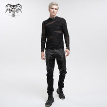 Load image into Gallery viewer, TT174 Men bandage effect knitted T-shirt
